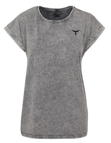 Acid Washed - Basic Shirt Damen